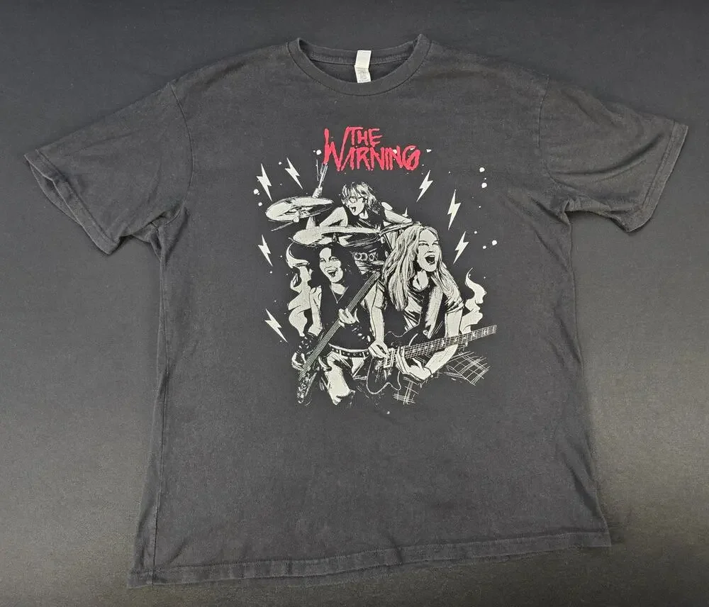 The Warning Error World Tour 2023 North America Band T-Shirt XL Black Rock